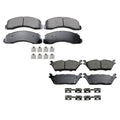 Set of 4 Akebono ProACT Ceramic Brake Pads for Expedition F-150 Navigator (2003–2021)