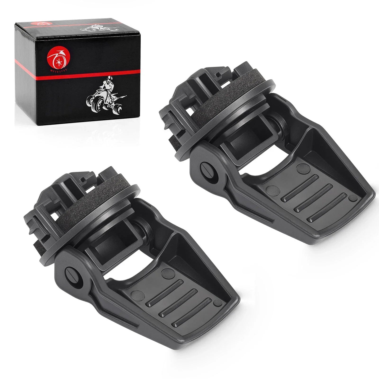 2 x Hood Storage Flip Latch Lever Lock for Yamaha Viking 700 YXM700 (2014–2024)