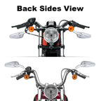 Chrome Rear-View Mirrors for Harley CVO Road Glide (2023-2024)