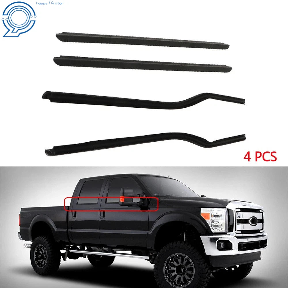 Window Outer Belt Molding for Ford F250 F350 F450 Super Duty (1999–2014)