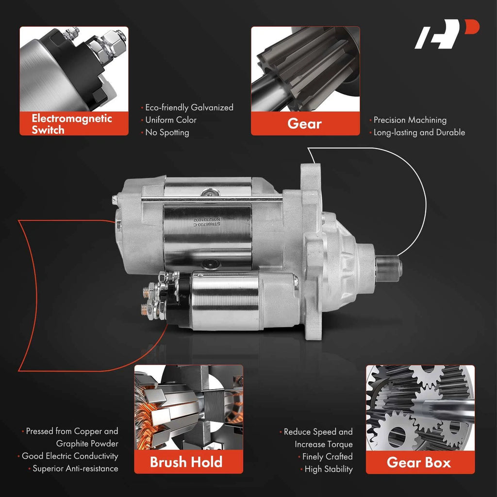 Starter Motor for Ford F-250 F-350 F-450 F-550 Super Duty (2003–2007)