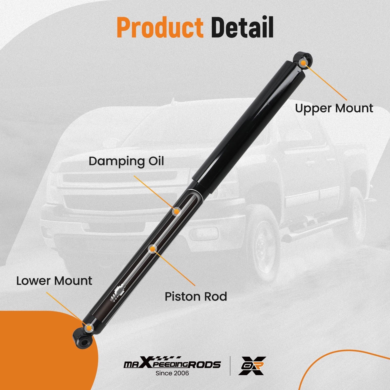 4x Strut Assembly for Ford F-250 Super Duty (2005–2016)