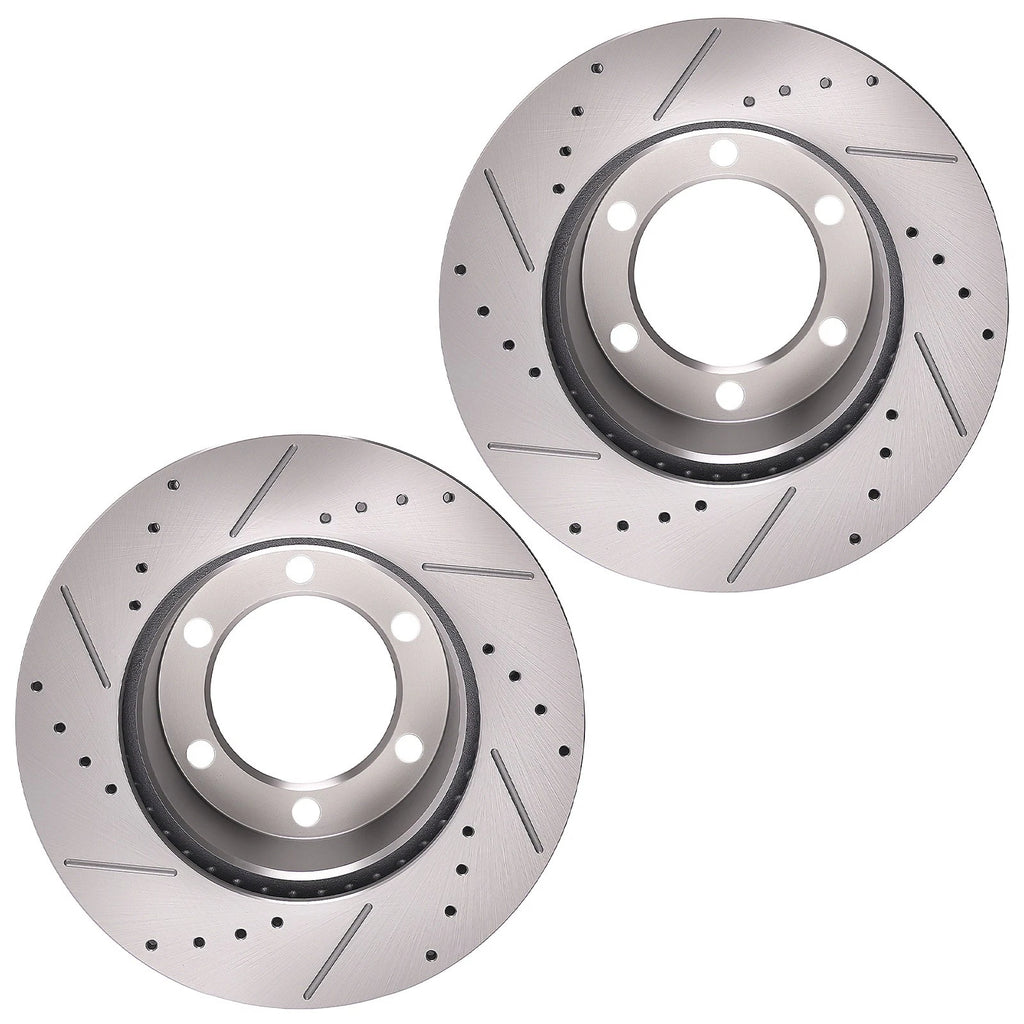 Front Brake Rotors + Brake Pads for Toyota Tacoma (1999–2004) S31165