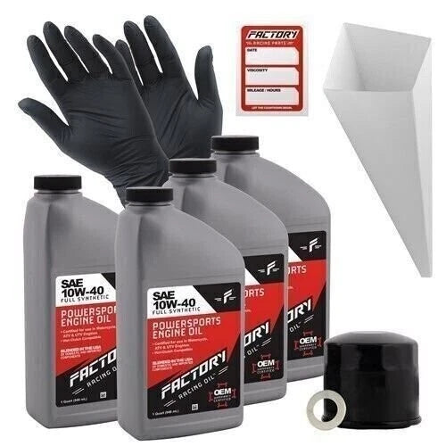 10W40 Oil Change Kit for Suzuki GSX-R750 (1985–1987)