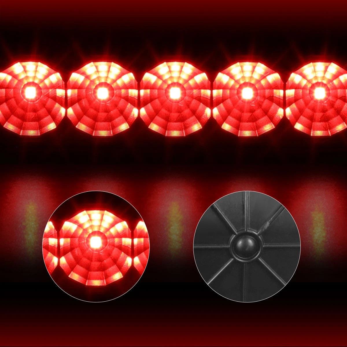 Full LED High Mount Third Tail Brake Light for Nissan Cube (2009–2014)