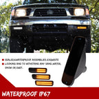 Smoked Lens LED Amber White Signal Parking Lights for Toyota Tacoma (1995–2000)