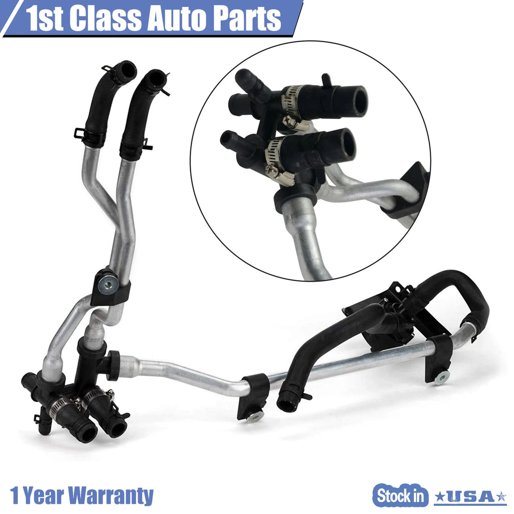 Heater Hose Pipe Tube Assembly w/ Blend Valve for Nissan Pathfinder (2005–2012)