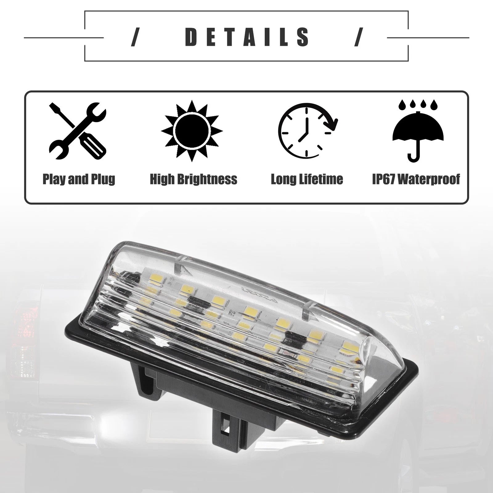 LED License Plate Light for Nissan Maxima (2016–2022) No. 265108991B
