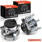 2X Rear Wheel Hub & Bearing Assembly w/ ABS Sensor for Ford Edge (2015–2020)