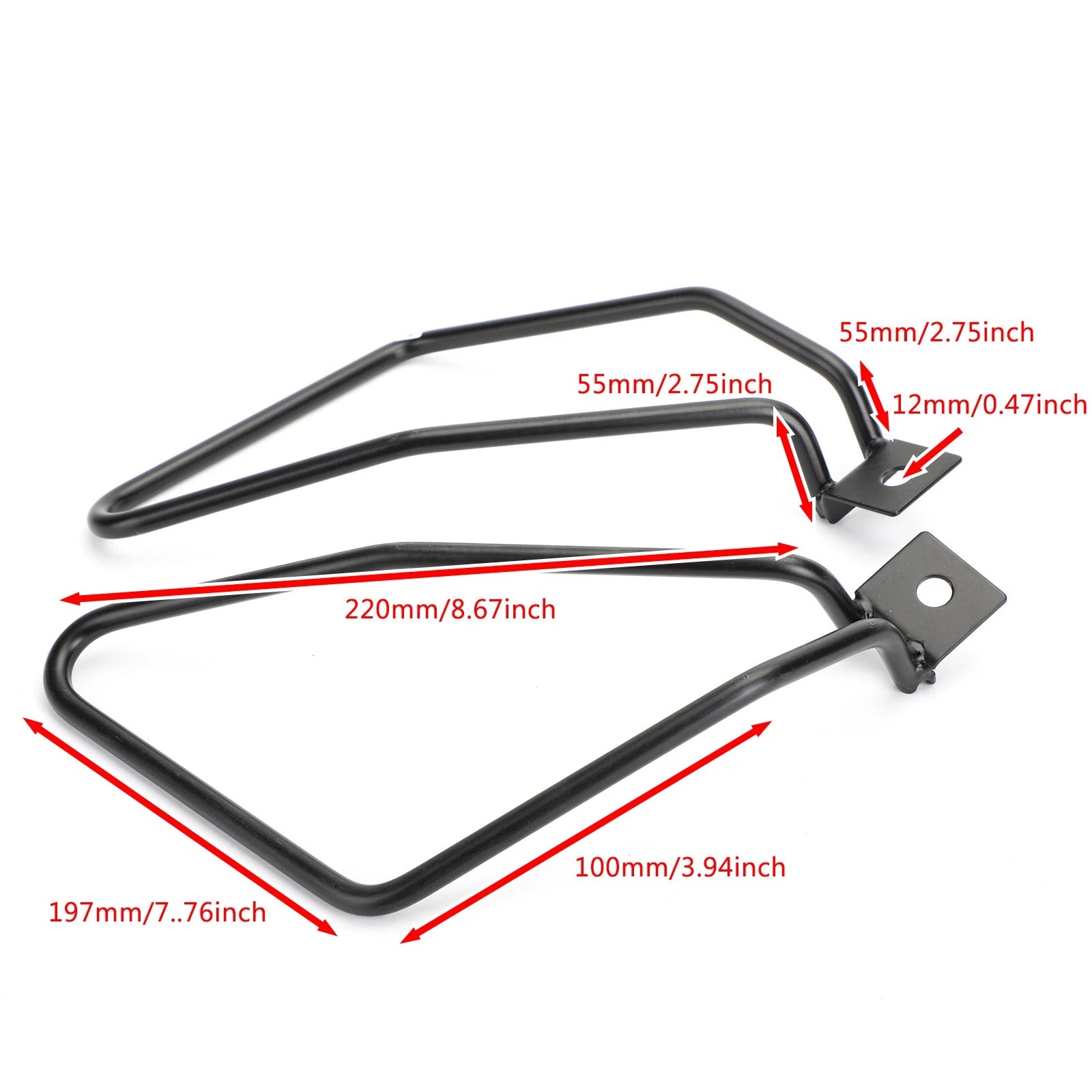 Saddlebag Support Mounting Bracket for Harley Sportster 883, Fat Bob FXDF (2004–2023)