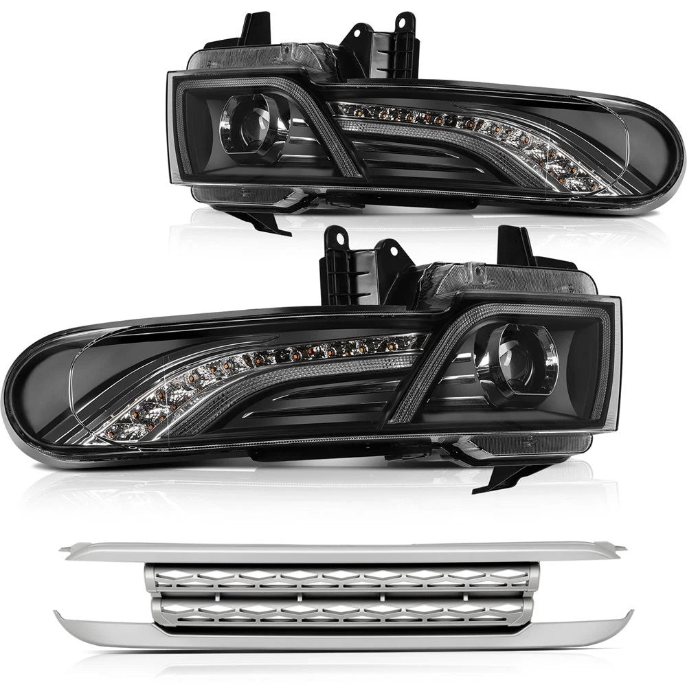 Projector Headlights Pair for Toyota FJ Cruiser (2007–2015)
