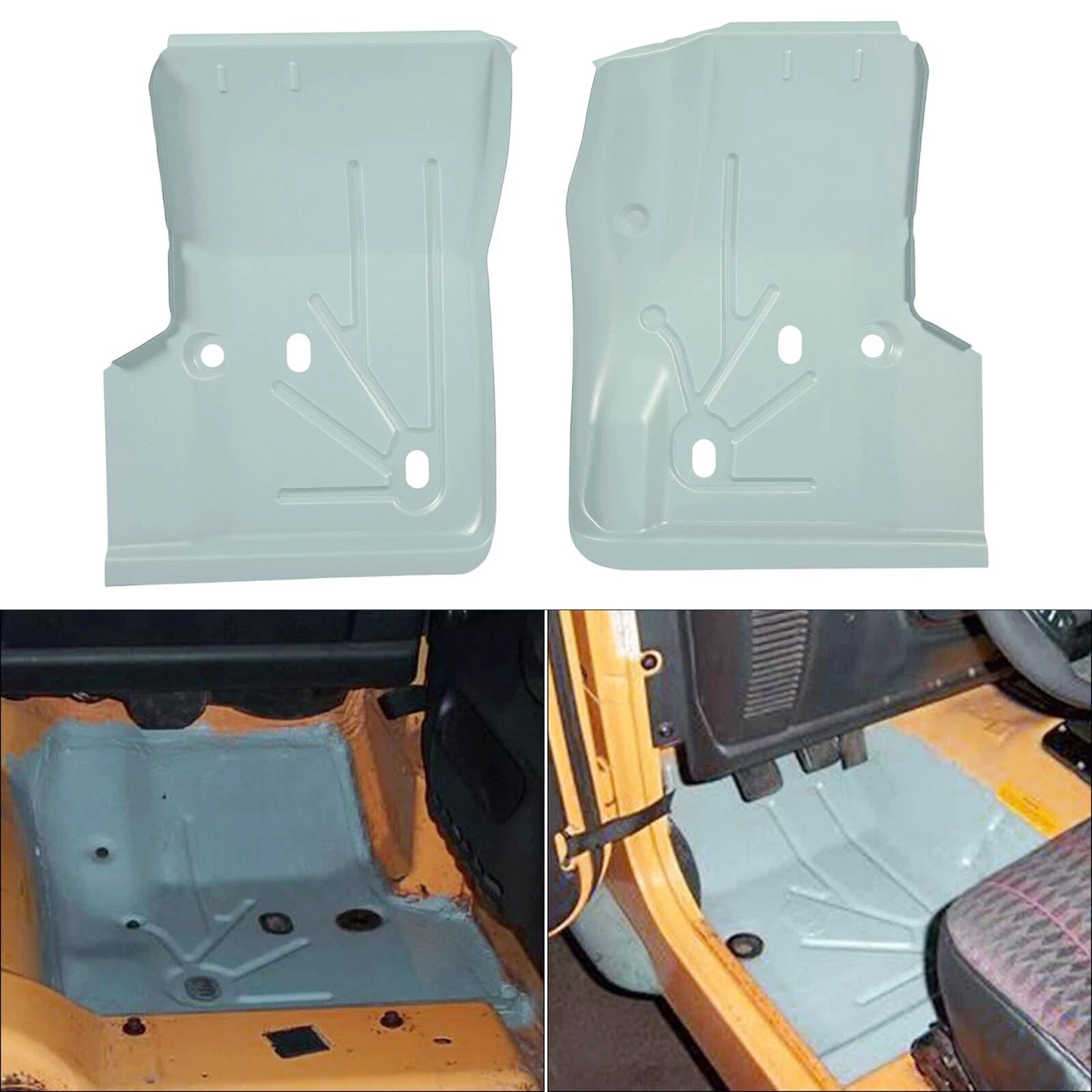 Front Floor Pan for Jeep TJ Wrangler 2Dr (1997–2006)