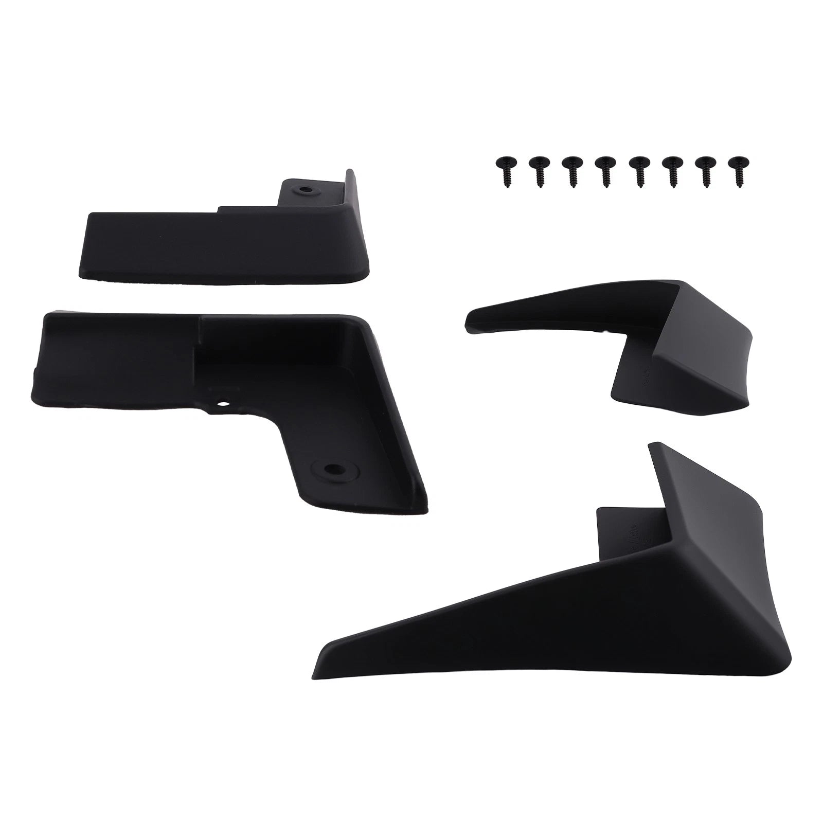 Set of 4 Mud Flaps Kit for Toyota Prius (2010–2015) 00016-47225 Black