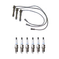 Denso 7mm Wire Set & 6 Platinum TT Spark Plugs Kit for Hyundai Kia (3.0, 3.5)
