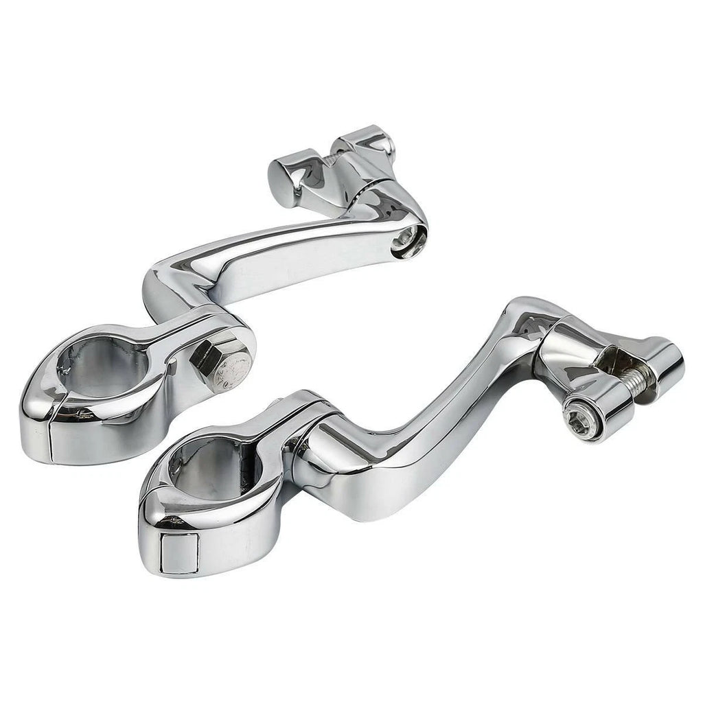 1 1/4" Adjustable Engine Guard Highway Foot Pegs for Harley