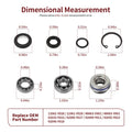 Water Pump Gasket Bearing Seal Kit for Kawasaki Brute Force 300 (2012–2024)