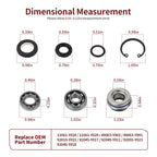 Water Pump Gasket Bearing Seal Kit for Kawasaki Brute Force 300 (2012–2024)