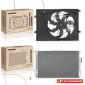 AC condenser and cooling fan shroud assembly for Kia Sorento (2016–2020)