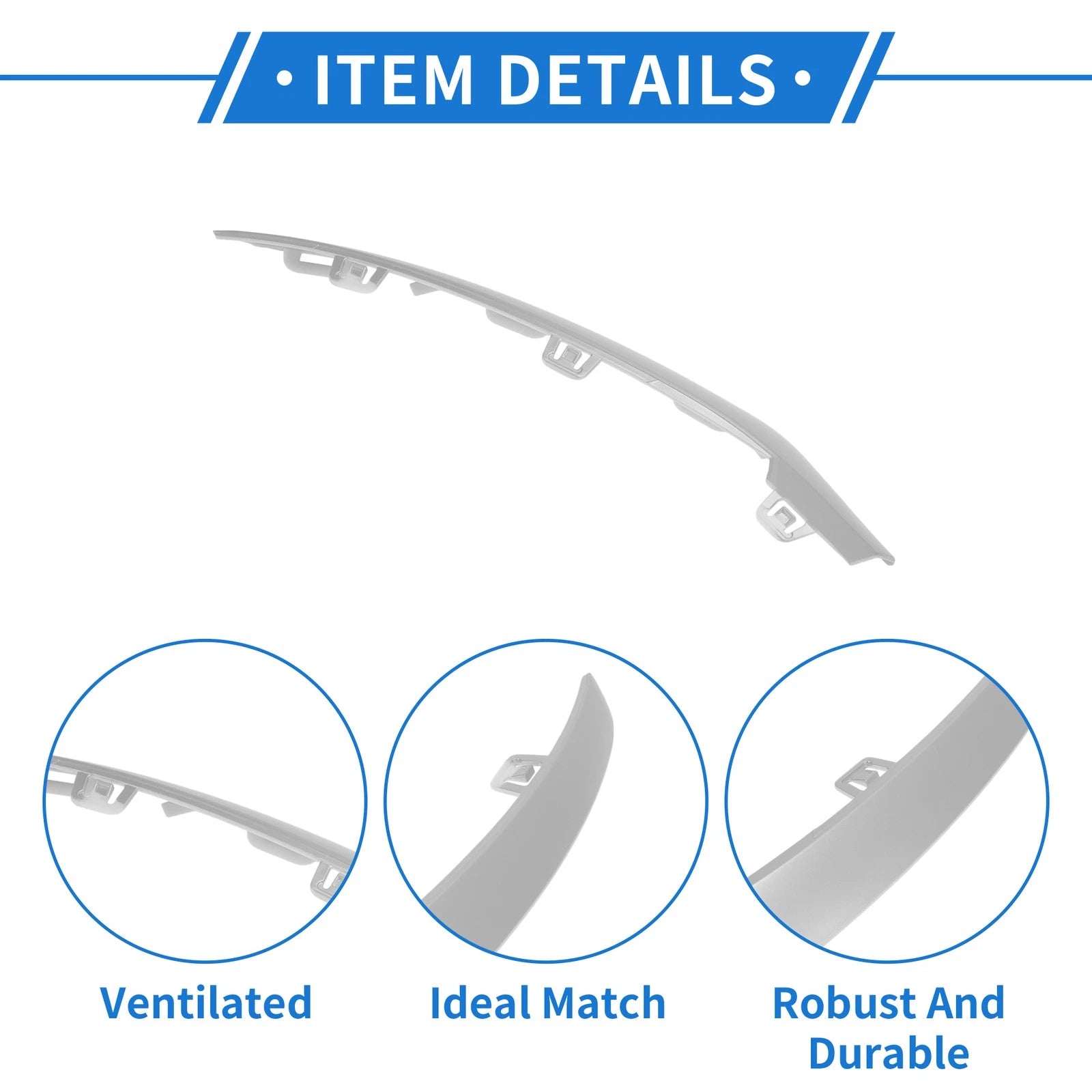 Bumper Grille Trim Garnish No. 2538855500 for Mercedes-Benz GLC (2016–2023)