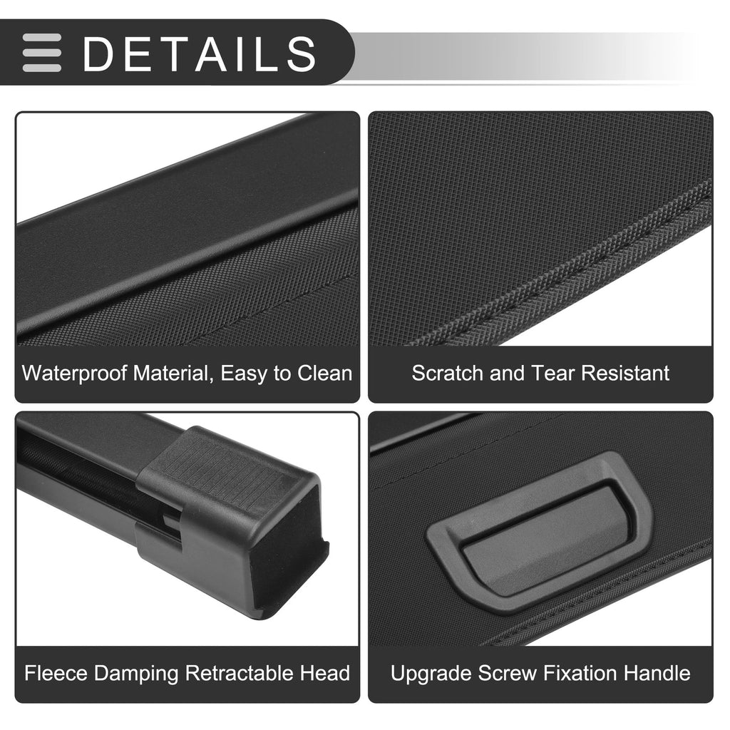 Retractable Cargo Cover for Honda CR-V (2012–2016) Gloss Black