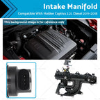 Intake Manifold for Holden Captiva 2.2L Diesel (2011–2018) 25193560 25189093