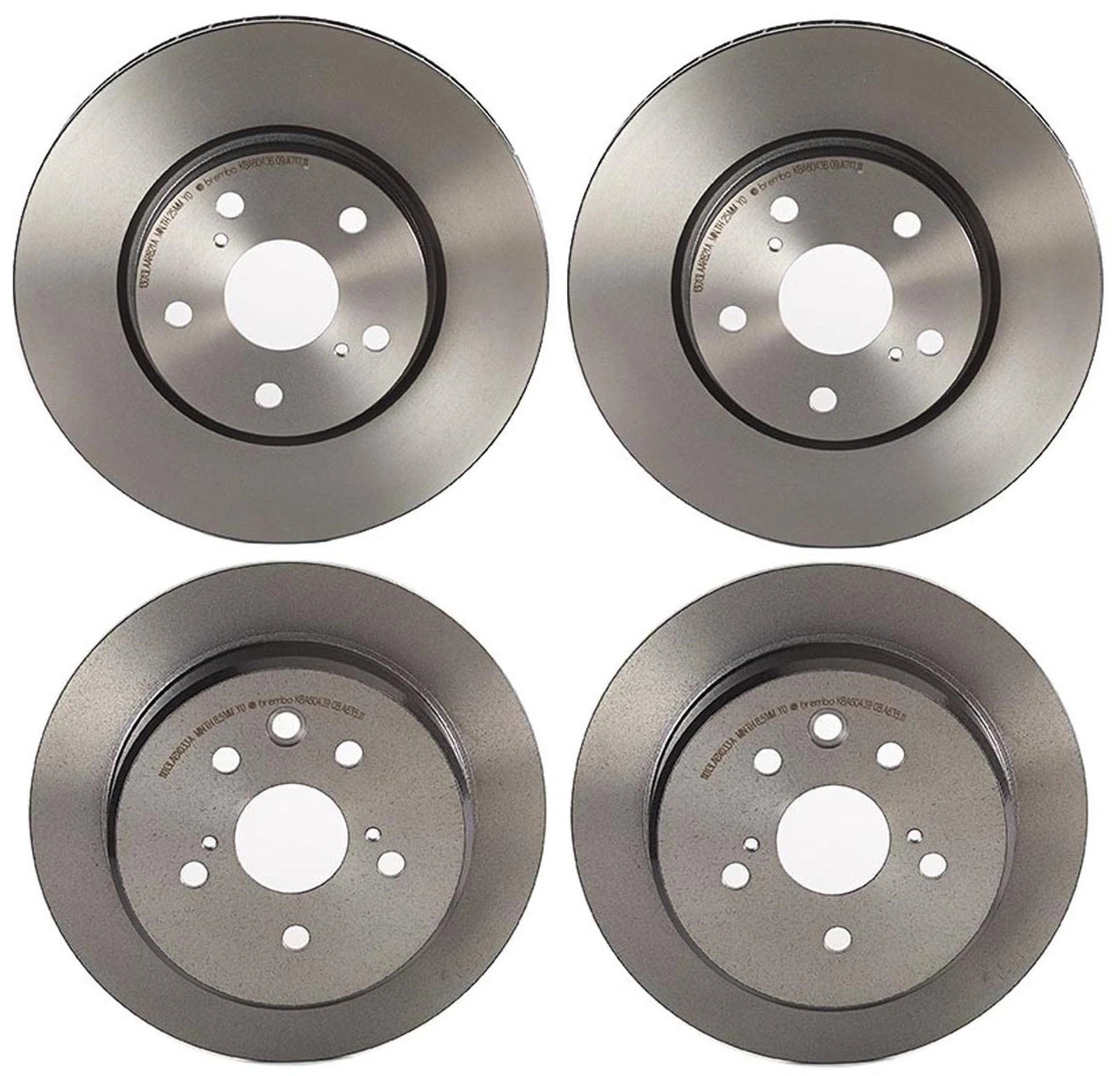 Brembo Brake Disc Rotors Kit for Lexus IS250 (2006–2015) - Front & Rear, UV Coated