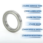 Deep Groove Ball Bearing 6912ZZ for Scooter Skateboard Wheel (60x85x13mm)