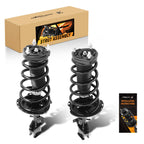 Set of 2 Rear Complete Struts w/ Coil Springs for Toyota Highlander (2008–2013)