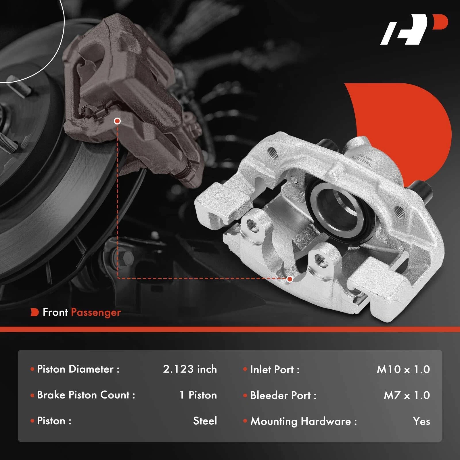 Front Right Disc Brake Caliper for BMW 320i 325i 328i Z4 (2006–2013)
