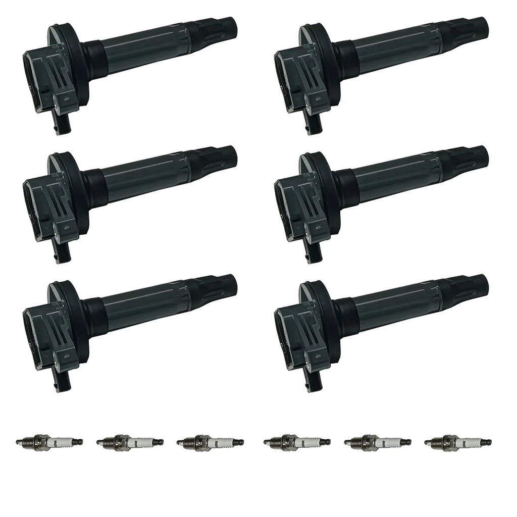6X Ignition Coil & Spark Plug for Ford Mustang MKX Taurus (2017-2018)