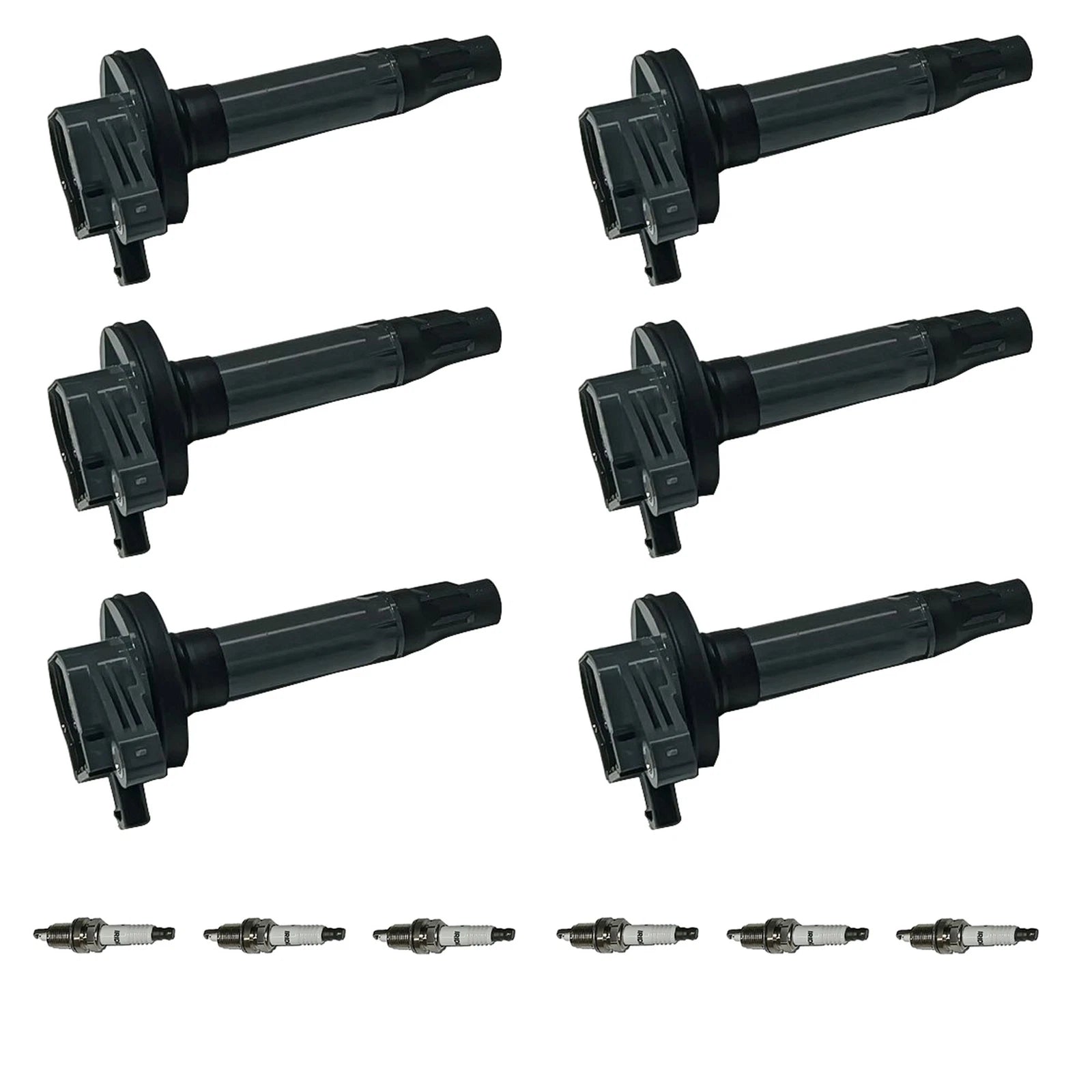 6X Ignition Coil & Spark Plug for Ford Mustang MKX Taurus (2017-2018)
