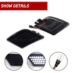 Smoke Lens LED Front Bumper Side Marker Lights for Benz C-Class (2008–2011)