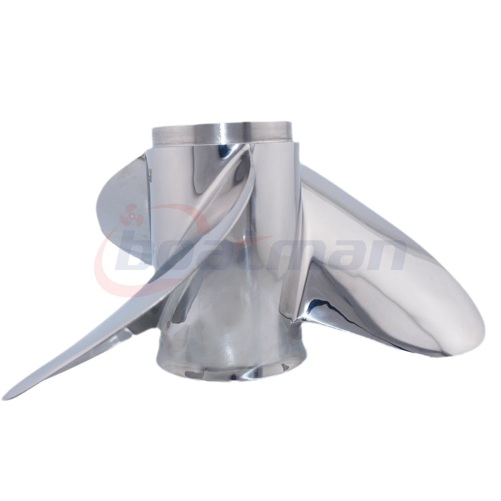 Outboard Propeller 13.9 x 21 for Yamaha 50-115HP (Stainless, Hardware Kits)