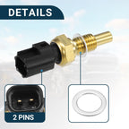 Coolant Temperature Sensor for Ford F-350  1Pcs Gold Tone