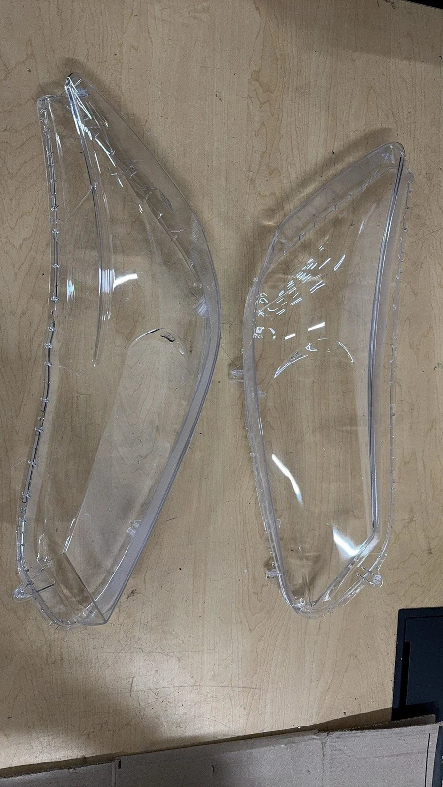 Pair Headlight Lens Covers for Honda Accord (2013–2015) Clear