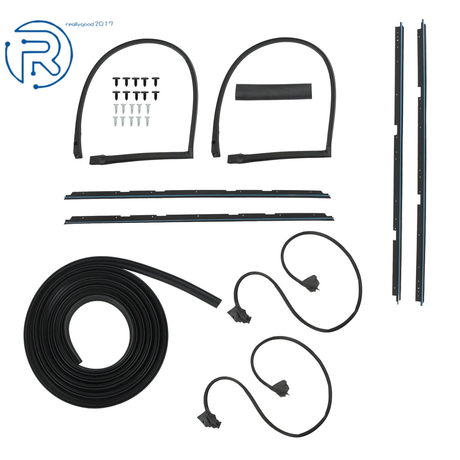9Pcs Weatherstripping Seals Kit for Malibu LeMans 2 Door (1978–1981)