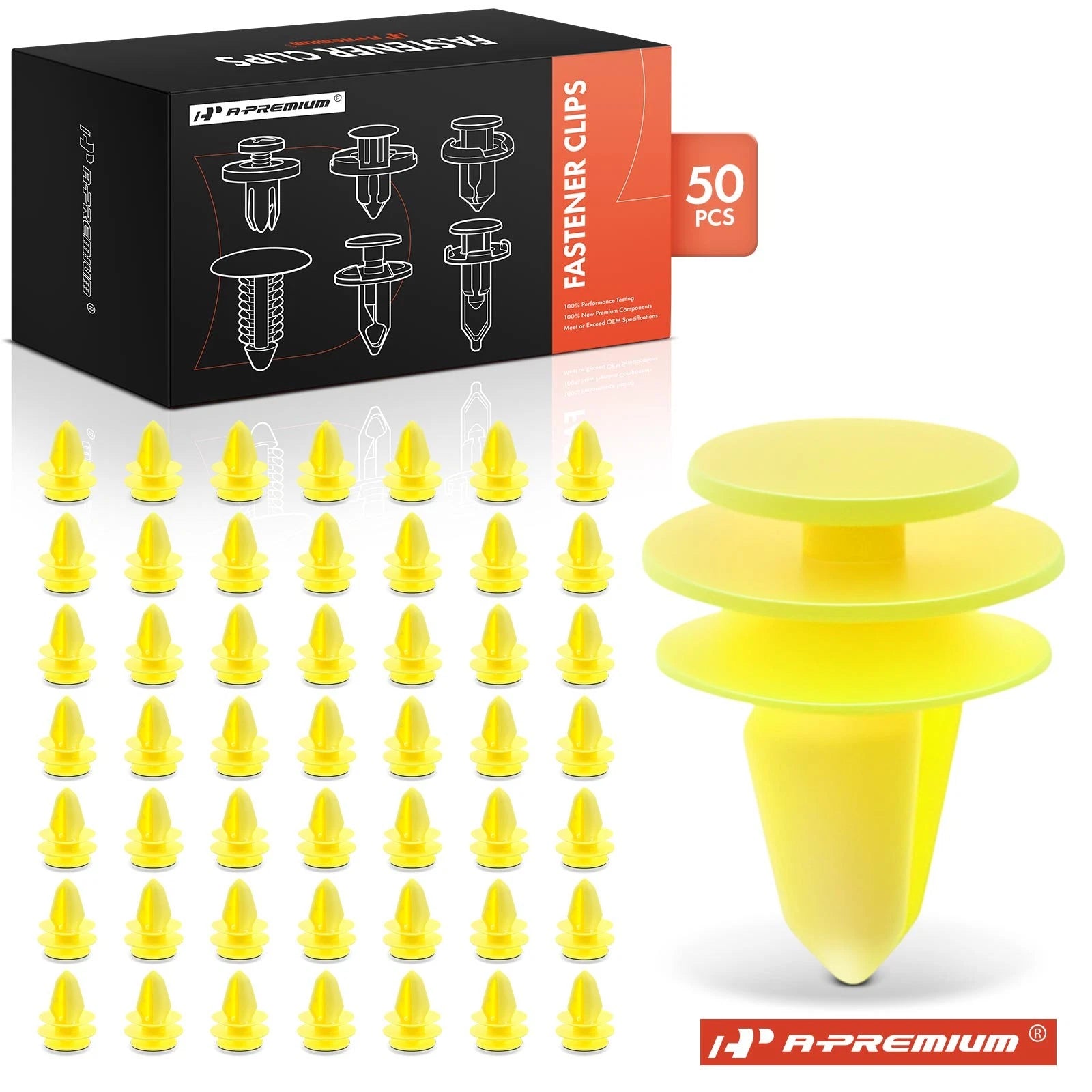 50x Nylon Interior Trim Liftgate Retainer Clips for Dodge 