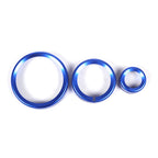 Blue Central Control Multimedia Knob Ring for Alfa Romeo Giulia Stelvio (2017–2019)