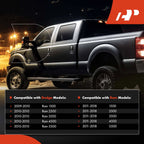 Pair Power Towing Mirrors with Signal Light for Dodge Ram 1500