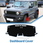 Dashboard Cover Mat for Toyota Sienna (2021–2024) Sun Protector Black Blue