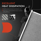 Auto Trans Radiator with Trans Oil Cooler for Hyundai Accent Kia Rio