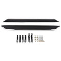 Set of 2 Black Side Running Boards for Lincoln Aviator (2020–2025)