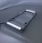 License Plate Frame White LED Reverse Light for Clear Lens Toyota Hilux (2005–2015)