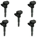 Set of 5 NGK Ignition Coils for Audi TT RS Quattro, VW Golf L5 (2009–2019)