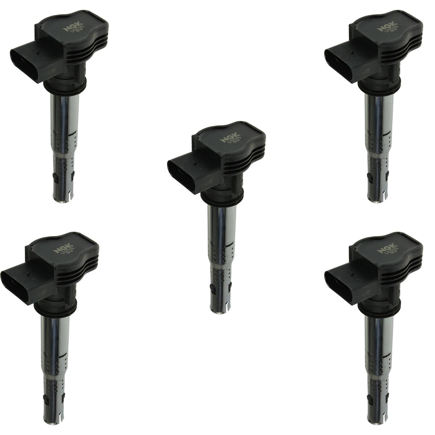 Set of 5 NGK Ignition Coils for Audi TT RS Quattro, VW Golf L5 (2009–2019)
