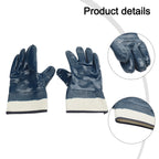 Rubber Coated Work Gloves - Non Slip, Oil Resistant, Wear Proof (2X)