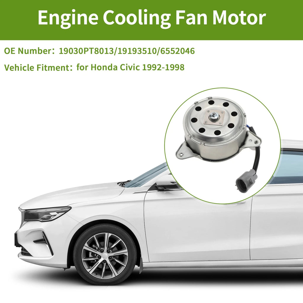 Radiator Fan Motor for Honda Civic (1992–1998) No. 19030PT8013