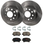 Set of 2 Brake Disc and Pad Kits for VW Tiguan (2018–2021)