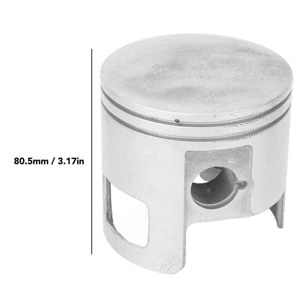 Piston Kit 0.50 + Piston Ring 80mm for Yamaha Outboard 40 HP (66T-11636-00-00)
