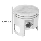 Piston Kit 0.50 + Piston Ring 80mm for Yamaha Outboard 40 HP (66T-11636-00-00)